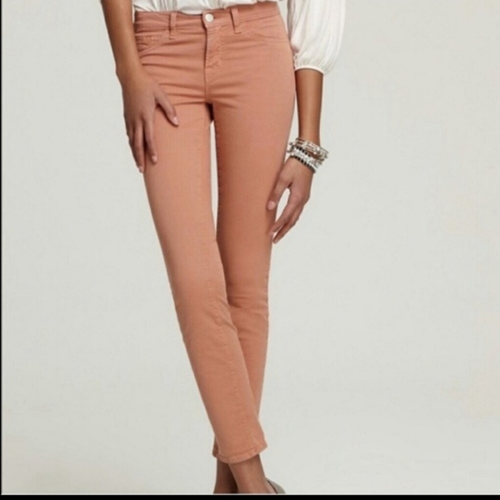 J Brand peach color jeans